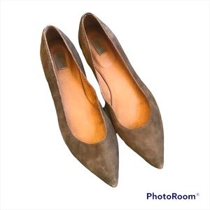 Frye Suede Flats, size 8.5